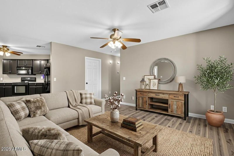 Living Room AI staged 2