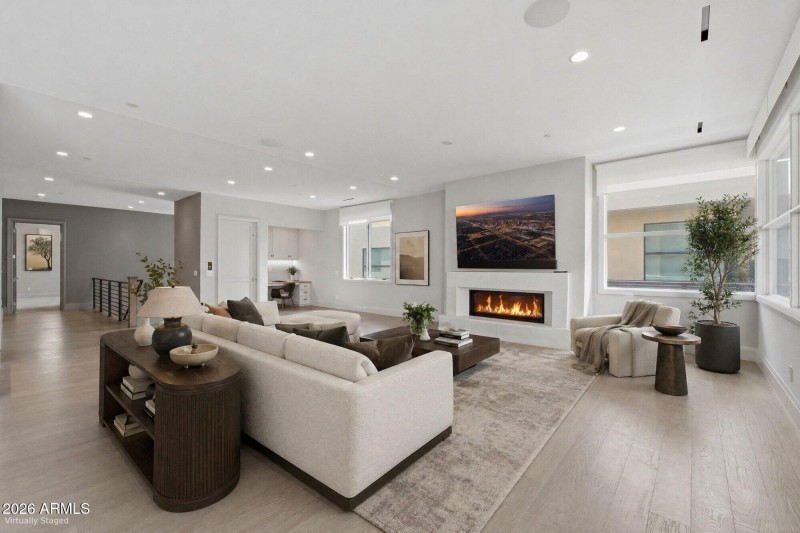 Living Room Virtually Staged