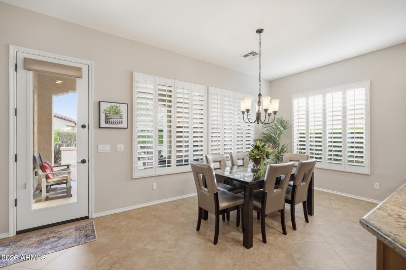 Dining Area + Access to Patio