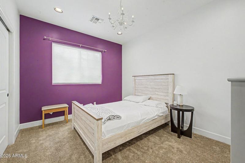 Bedroom with Accent Wall