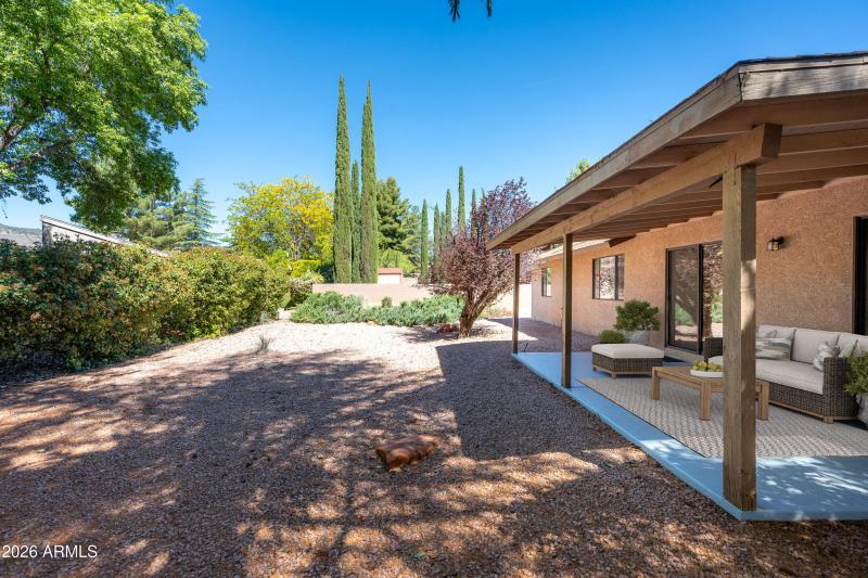 Covered patio