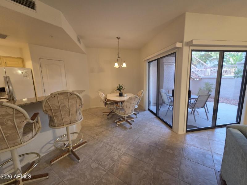 Dining and front patio