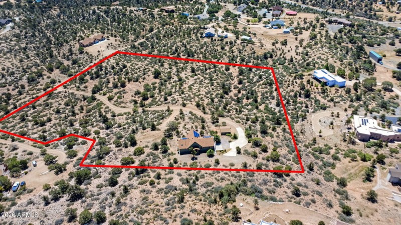 Arial Outline of Property