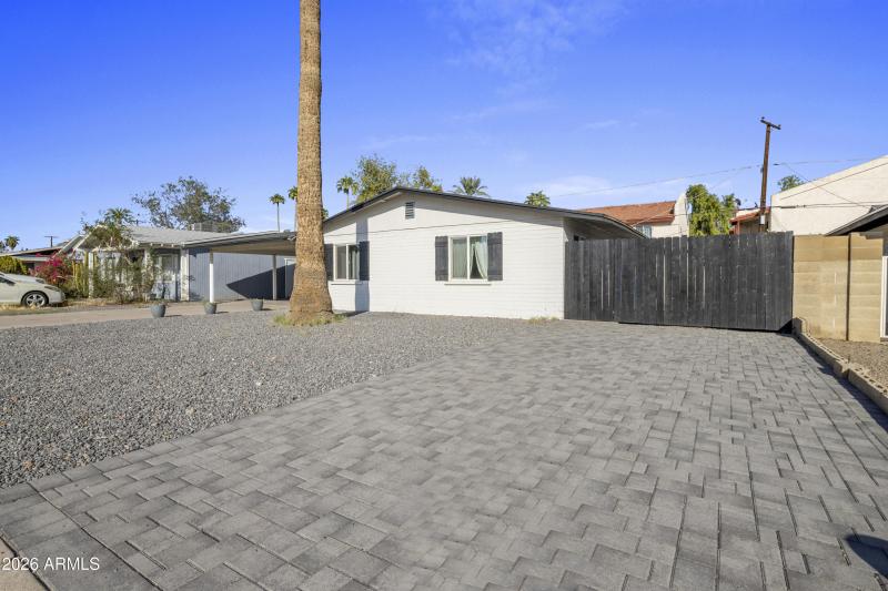 Second paved parking area