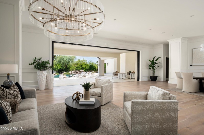 Great Room with Automatic Doors