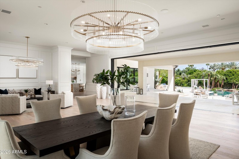 Great Room with Automatic Doors