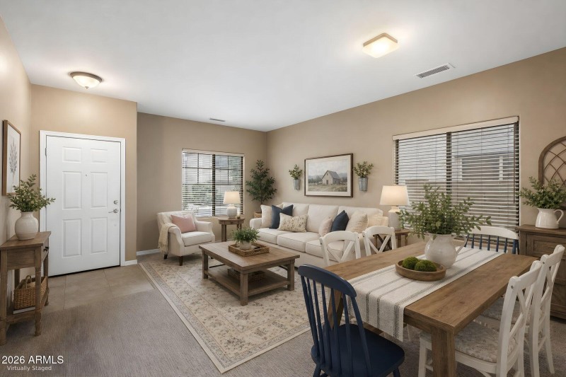 Living Room-Virtually Staged