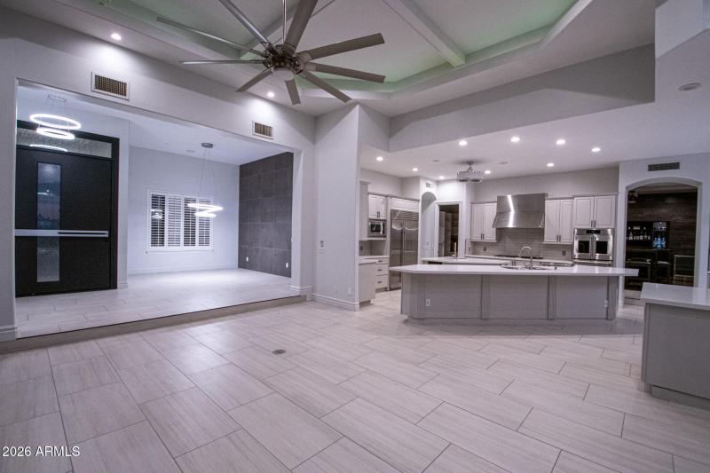 Living Room and Bathroom