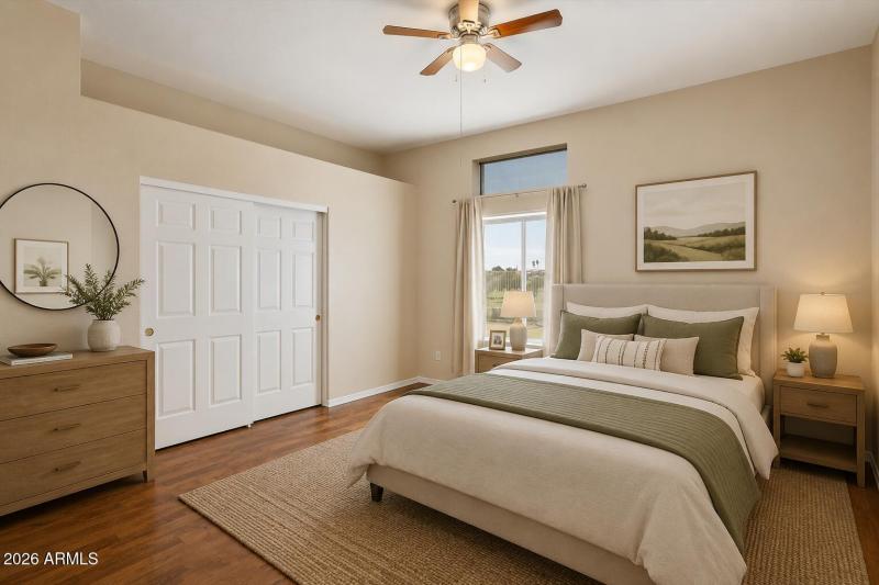Guest Bedroom Virtually Staged