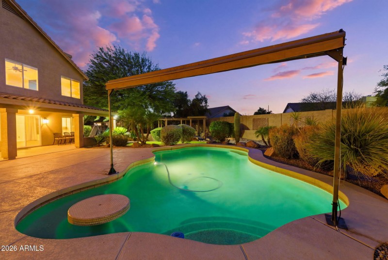 Sunset pool