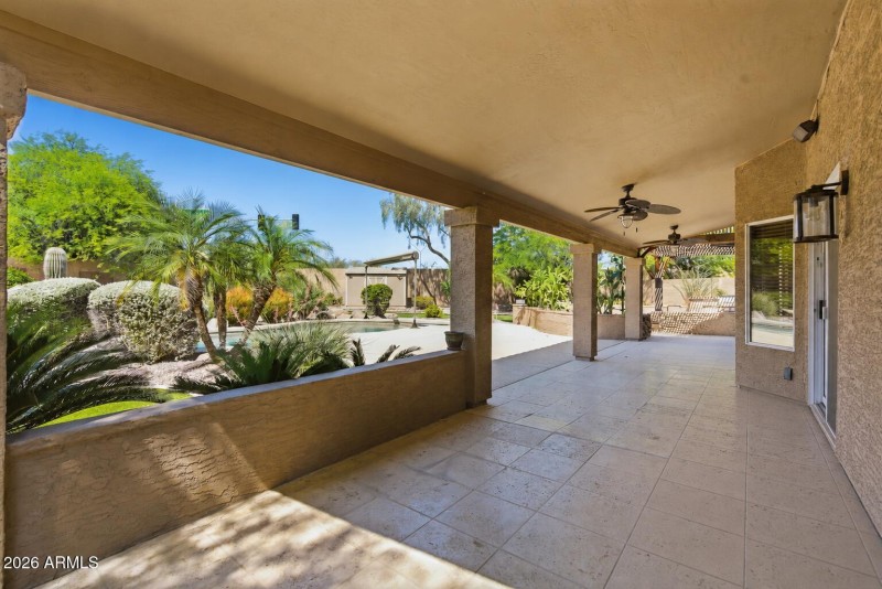 Back patio