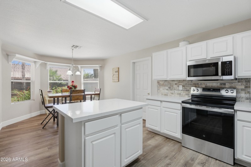 New microwave & range