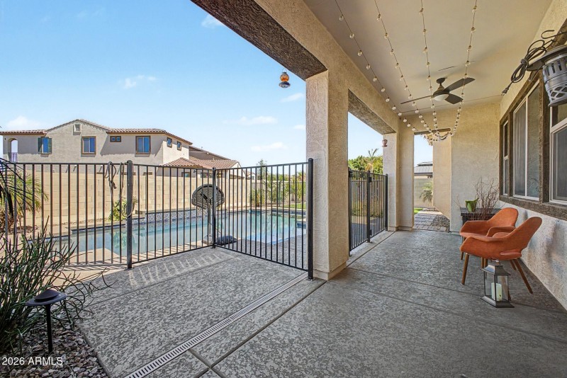 Huge Covered Patio