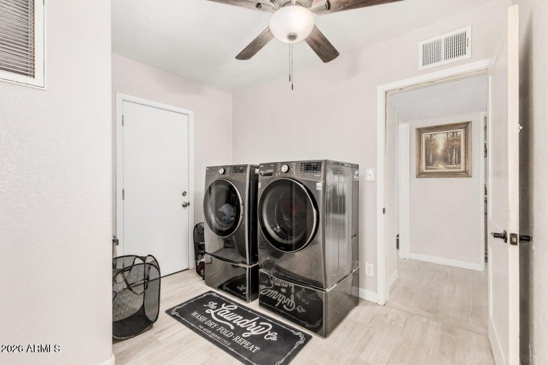 Laundry Room with Separate Exit