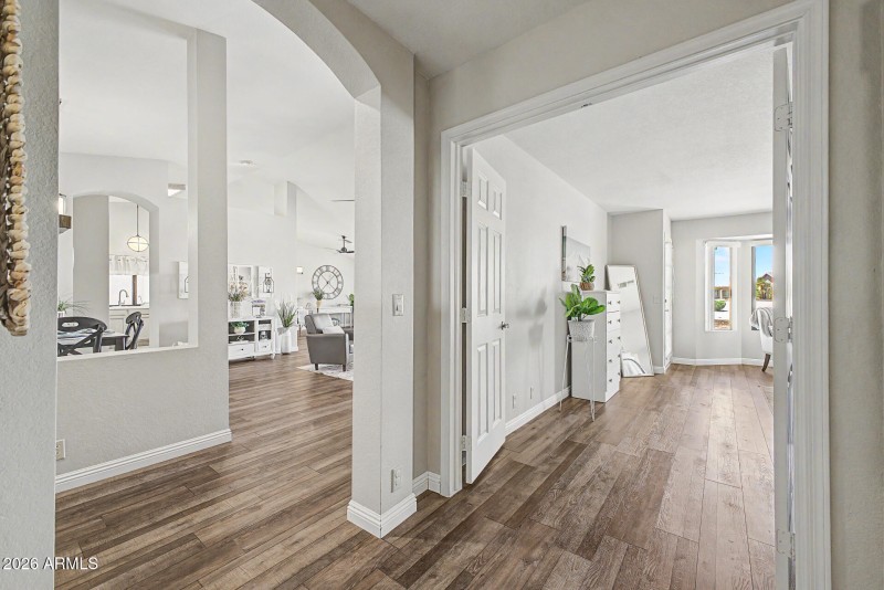 Hallway to main Bedroom