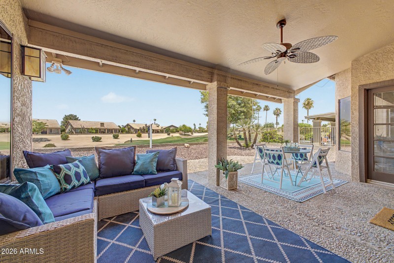 Step out to your patio