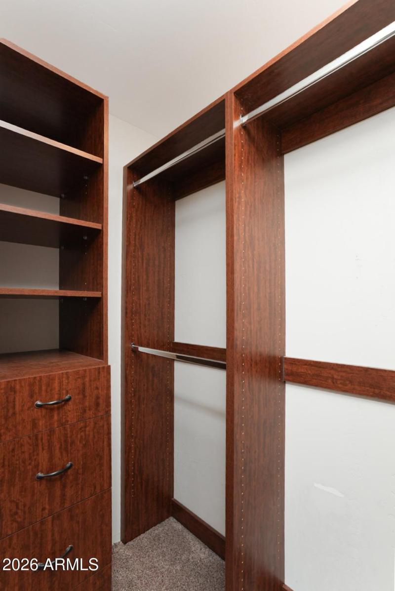Primary closet