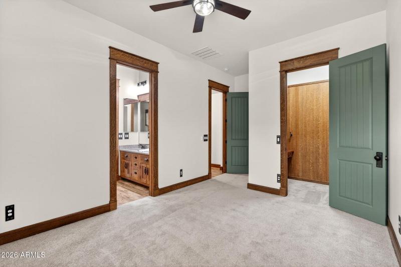 Bright Bedroom with Custom Trim