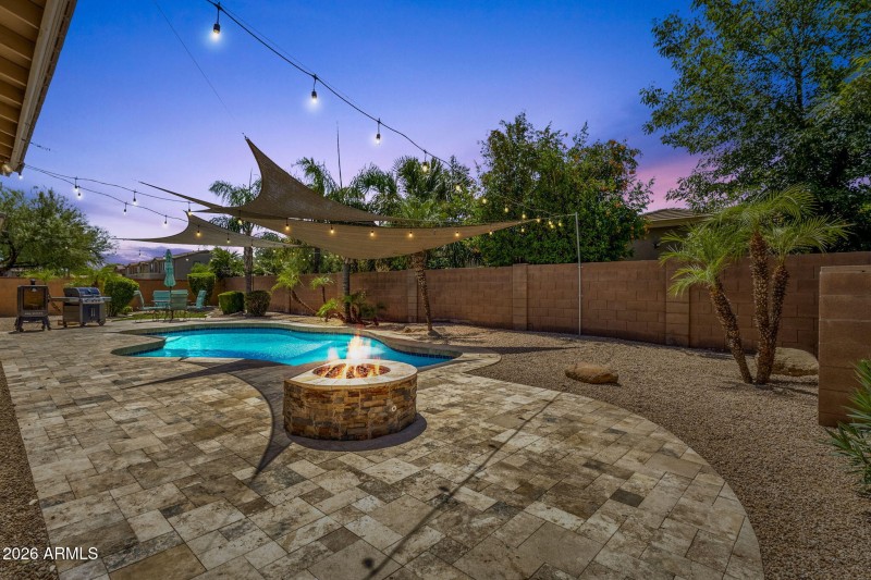 Backyard Twilight