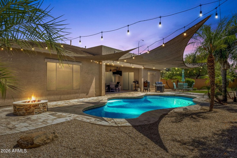 Backyard Twilight