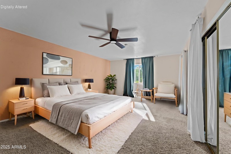 Virtual Staged Image- Master Bedroom