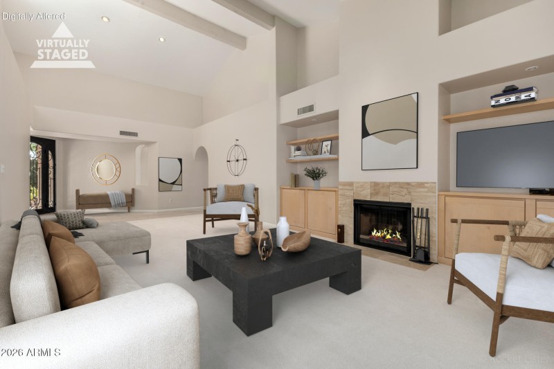 Staged Living Room