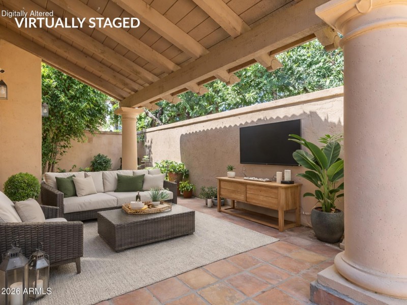 Staged Patio