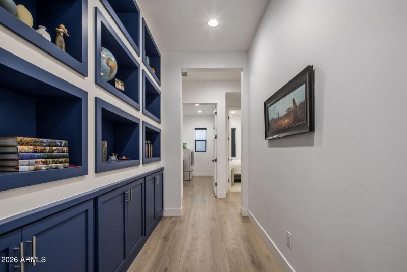 Custom Cabinetry in Hallway