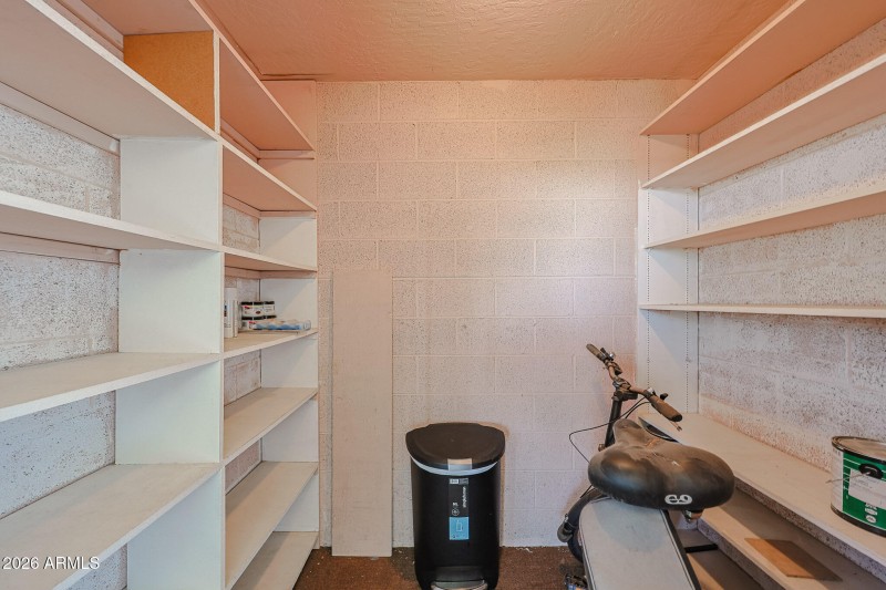 STORAGE ROOM ON BALCONY