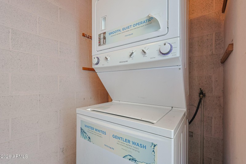 LAUNDRY ROOM ON BALCONY