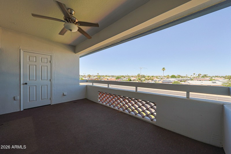 COVERED BALCONY
