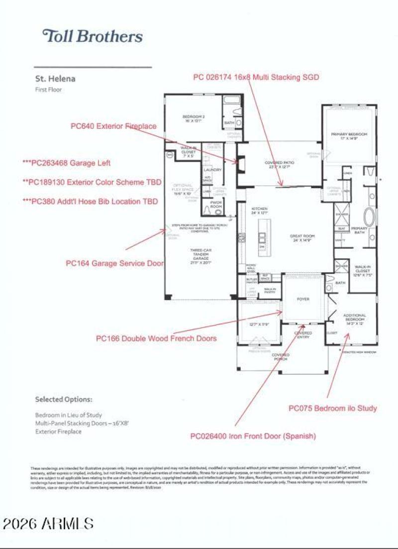 St Helena Floorplan and Structural Optio