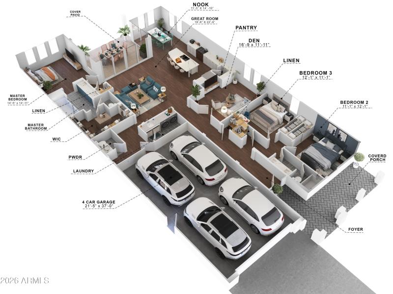 3D floor plan_Inteiror