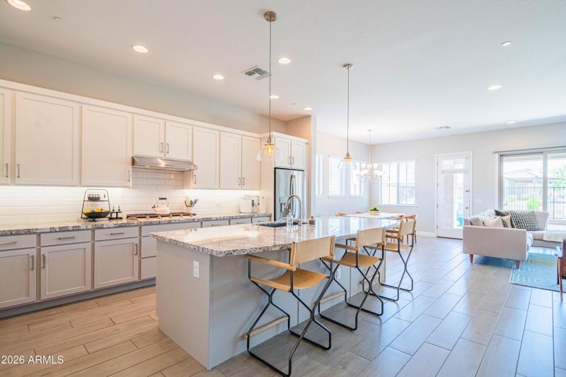 Spacious kitchen