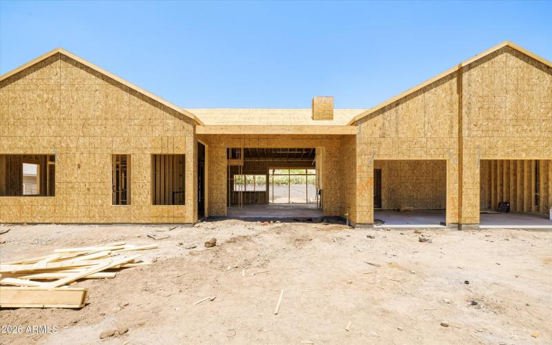 Progress of Front of Property