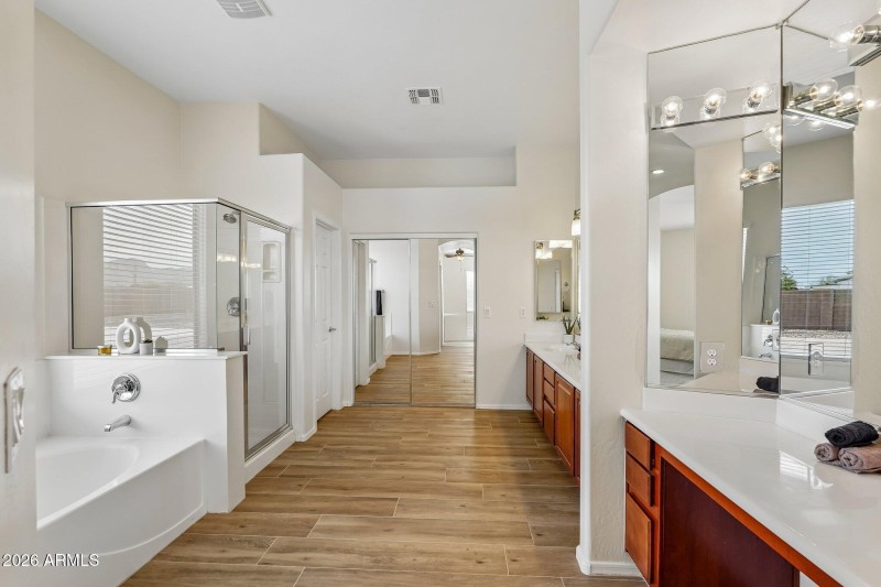 HUGE Owners Bathroom