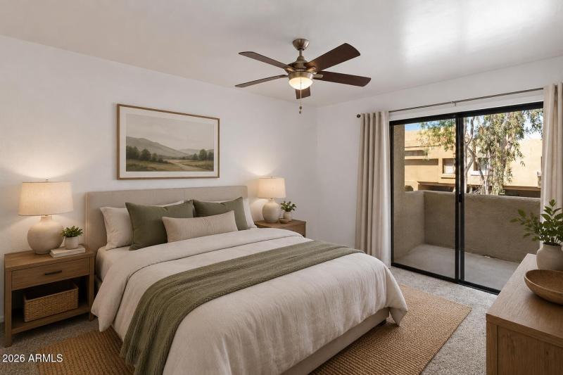 Bedroom #1 - Virtually Staged