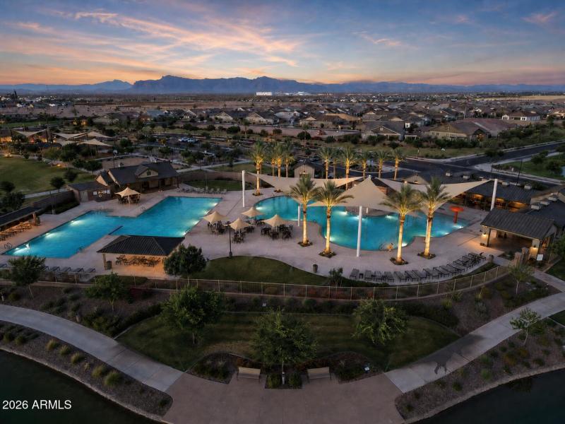 Aquatic Center & San Tan Mountains