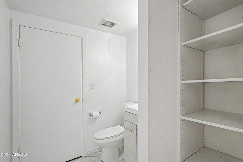 Downstairs half bath
