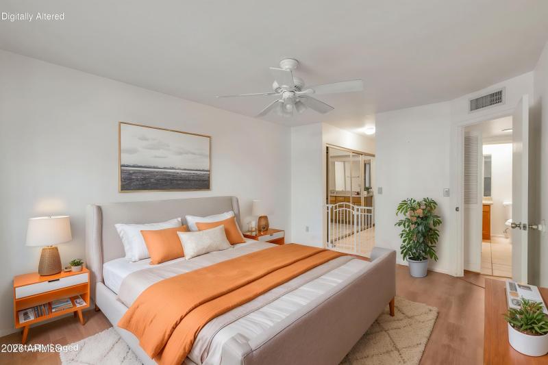 Main Bedroom - virtually staged