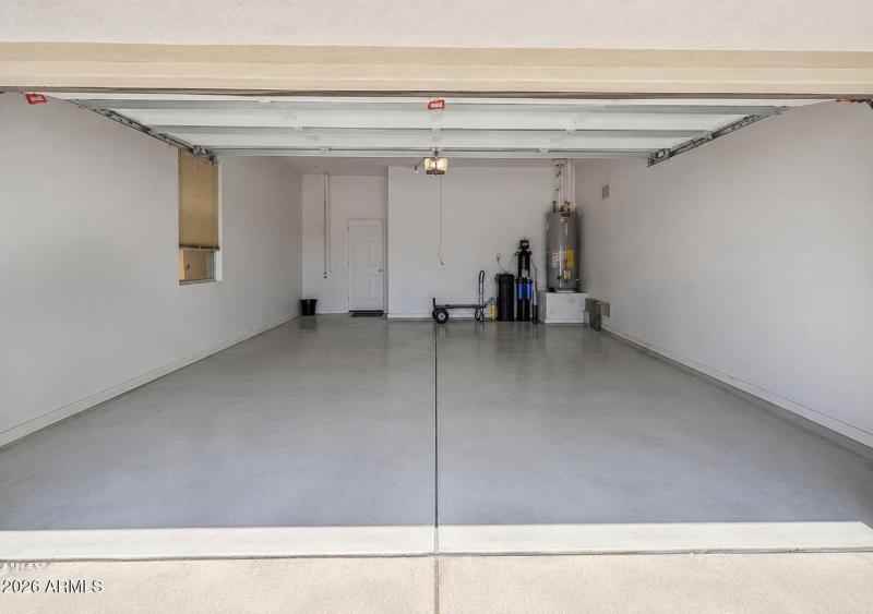 2 car garage + golf cart garage