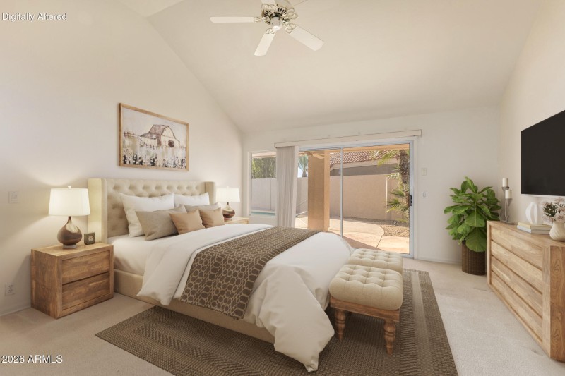 Primary Bedroom (Virtually Staged)
