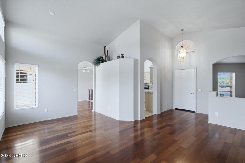 Entry and Living/Dining Rooms