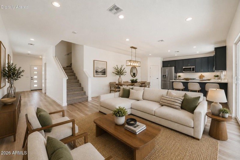 Great Room - Virtually Staged