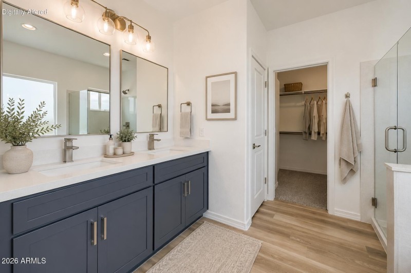 Primary Bathroom - Virtually Staged