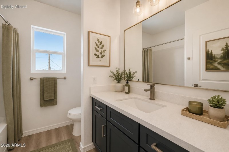 Guest Bathroom - Virtually Staged