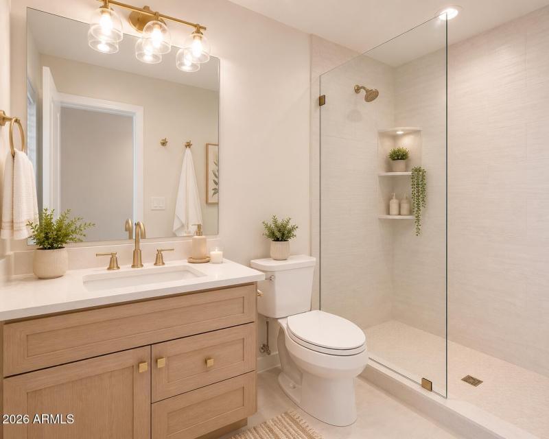 Primary Bathroom Rendering