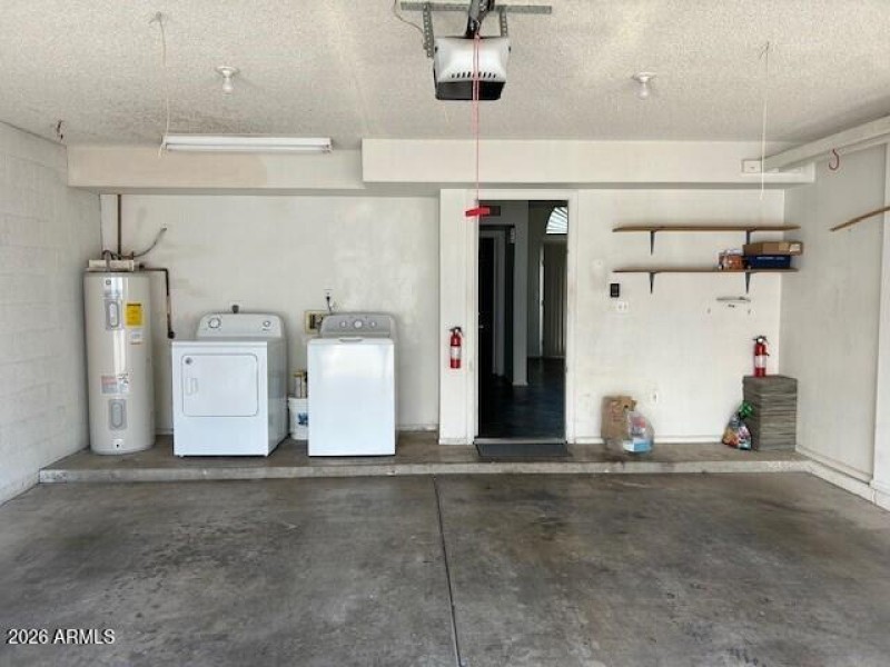 Laundry in Garage