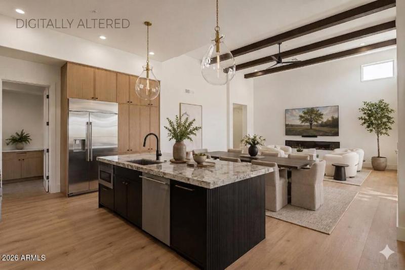 Digitally Altered Kitchen | Family Room