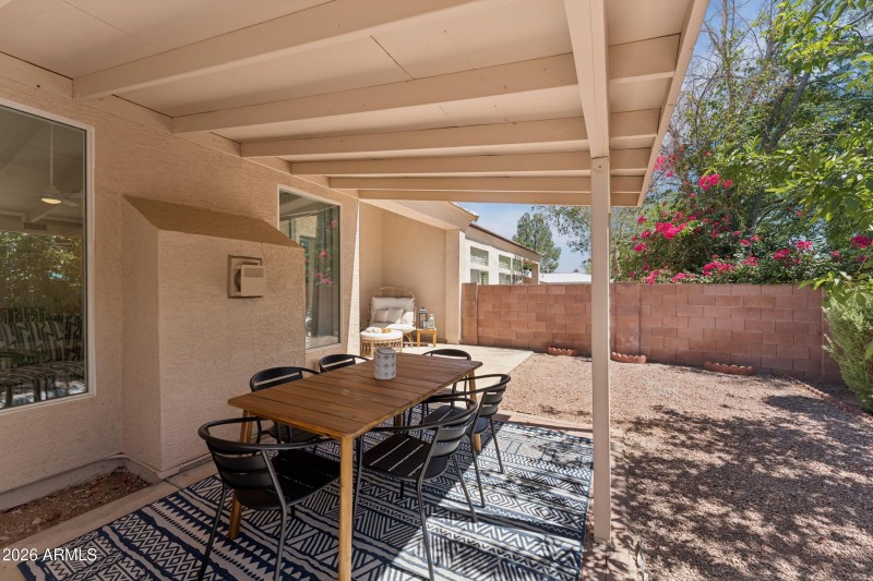 Back patio